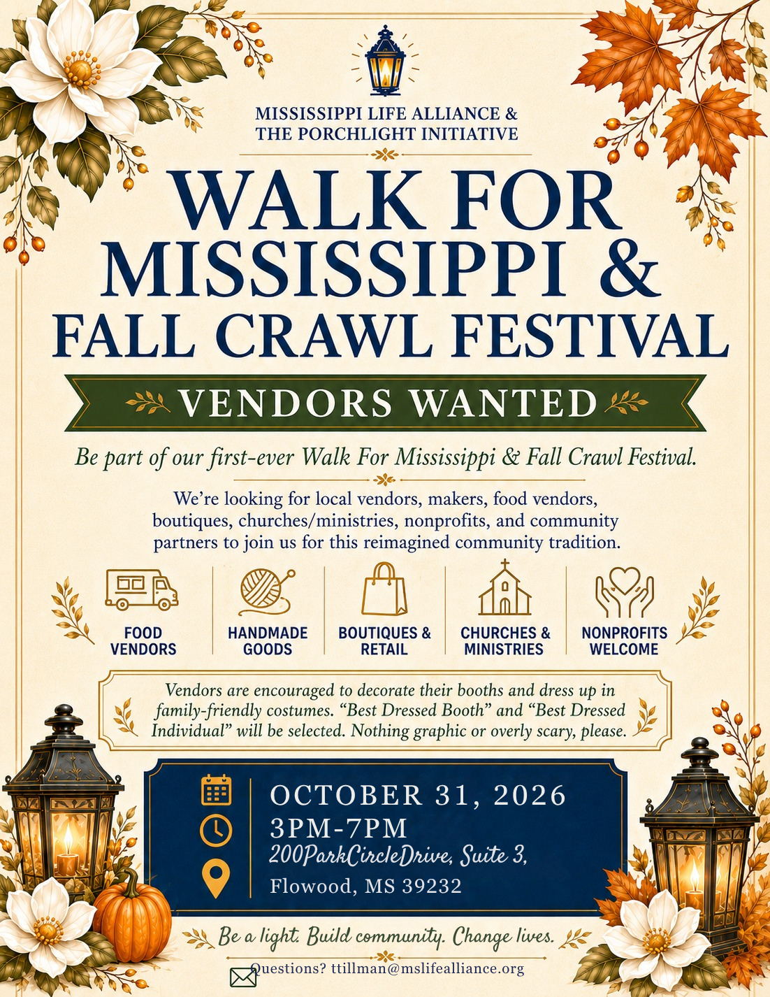 Fall Crawl Vendors Wanted